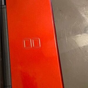 Red Nintendo ds works great ! Handheld gaming system